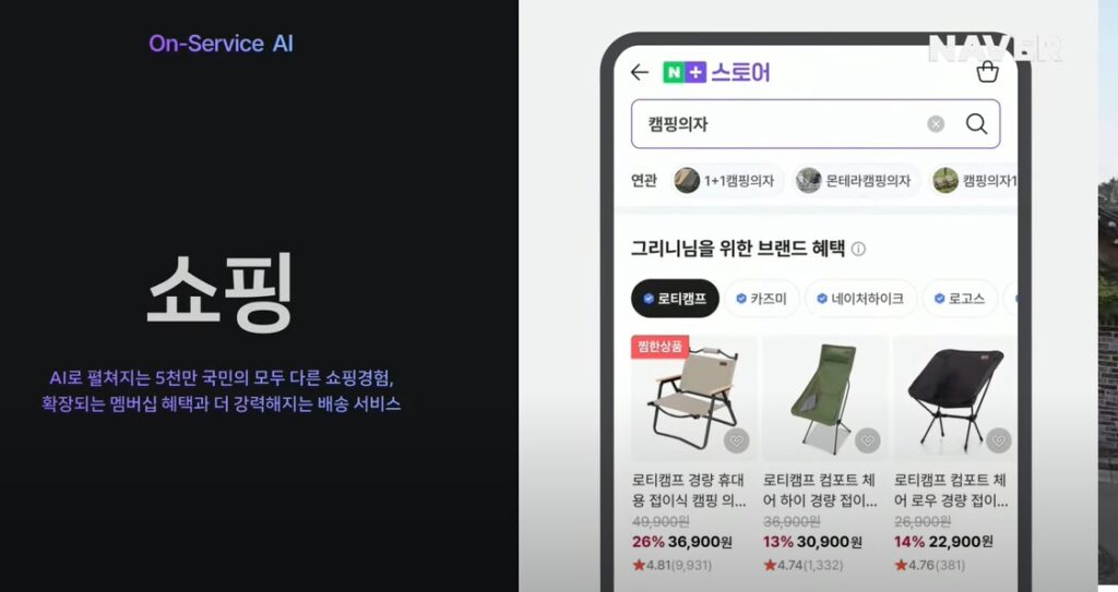 AI를 활용한 네이버 쇼핑의 개인화와 배송